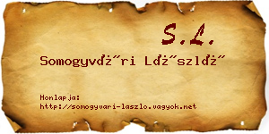 Somogyvári László névjegykártya
